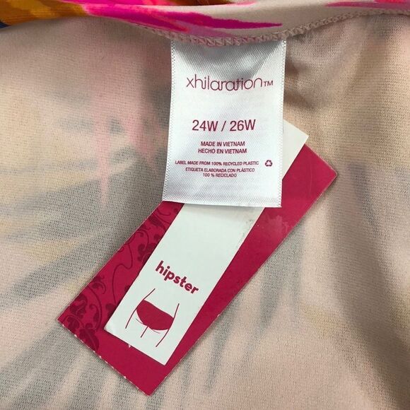 Xhilaration Plus Tropical Hipster Swim Bottom Size 24W NWT - Picture 5 of 8